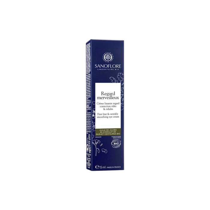 Regard merveilleux contour yeux anti-rides certifié Bio 15ml
