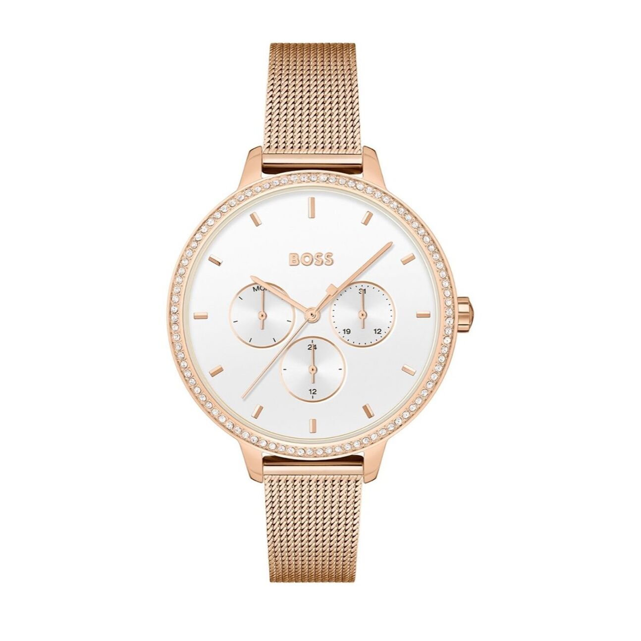 Reloj Boss 1502663 Mujer Analogico Cuarzo con Correa de Acero inoxidable