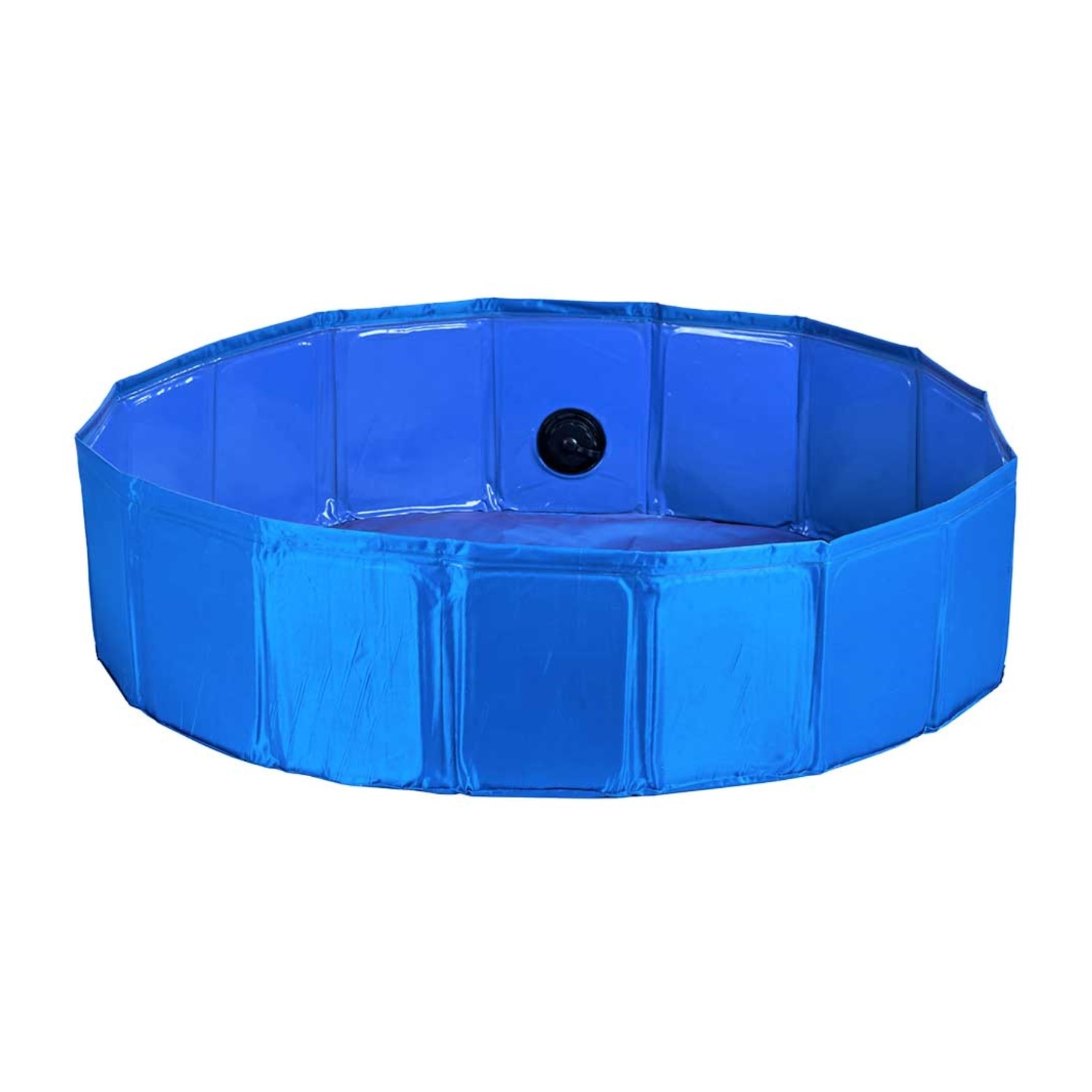 Well home piscina desmontable para mascotas azul antideslizante