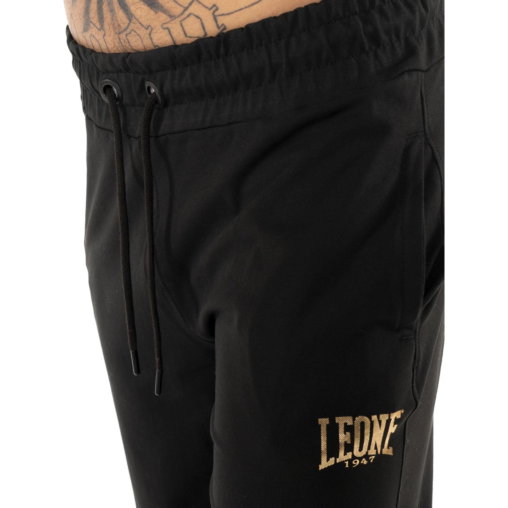 Pantalón de hombre Leone Stripe Gold de algodón sin perchar