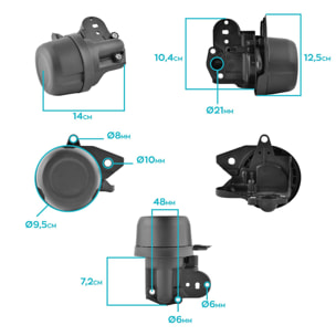 Airbox cassa filtro aria per tosaerba con motore 4 tempi da 132cc