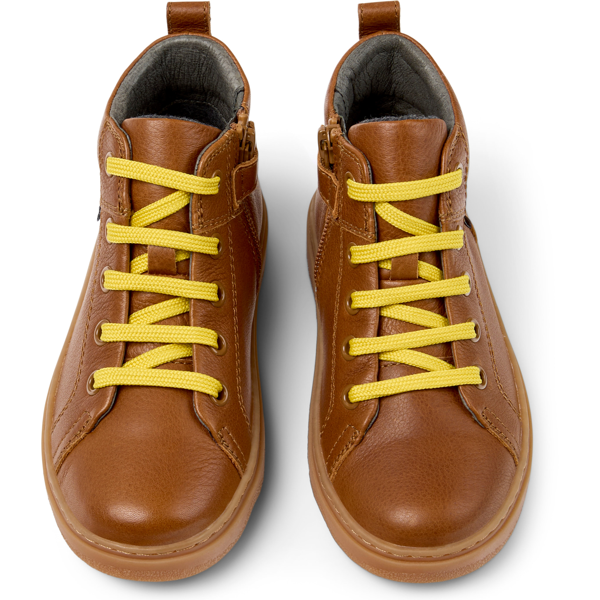 Zapatillas - CAMPER Kiddo - Marron - Cuero liso