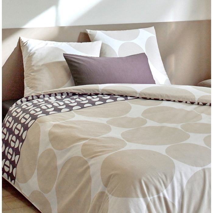 Parure housse de couette coton multicolore