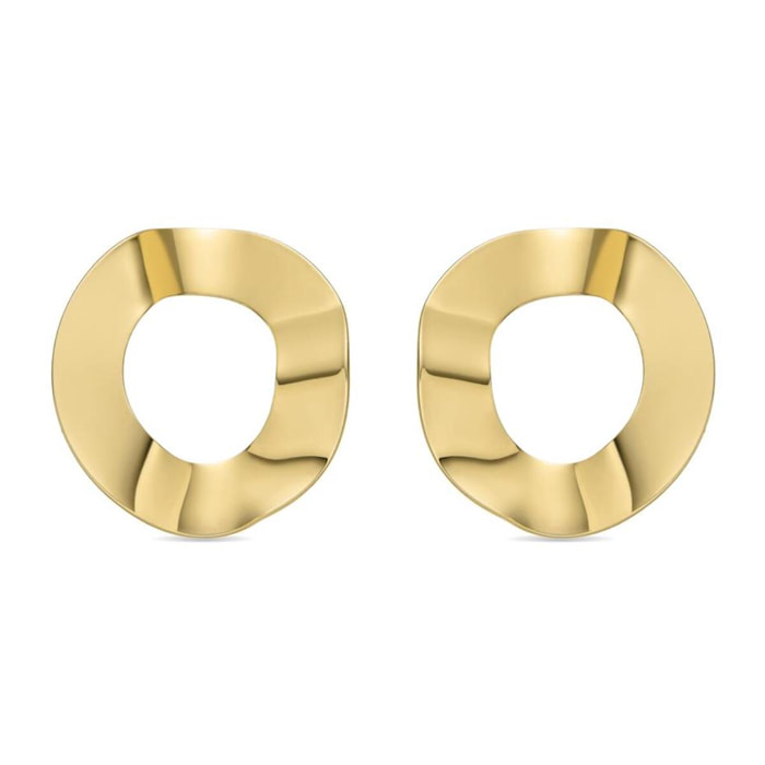 Pendientes acabado oro 18k