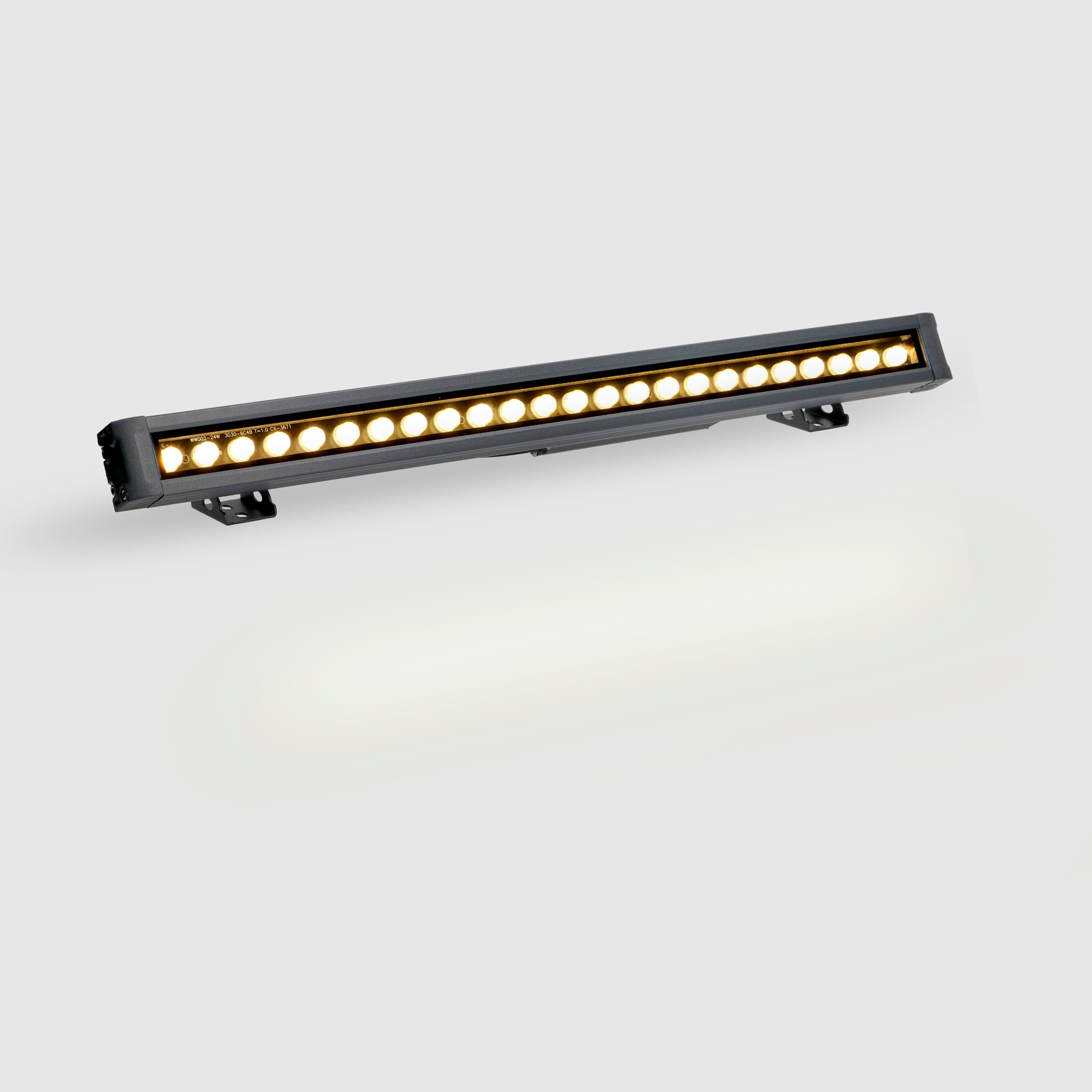 FORLIGHT Sistema Lineal LED 22W 3000K Gris Urbano con protección IP65, 1610 lúmenes para exteriores