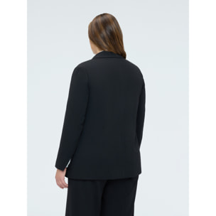 Fiorella Rubino - Blazer ajustado en tejido elástico - Negro