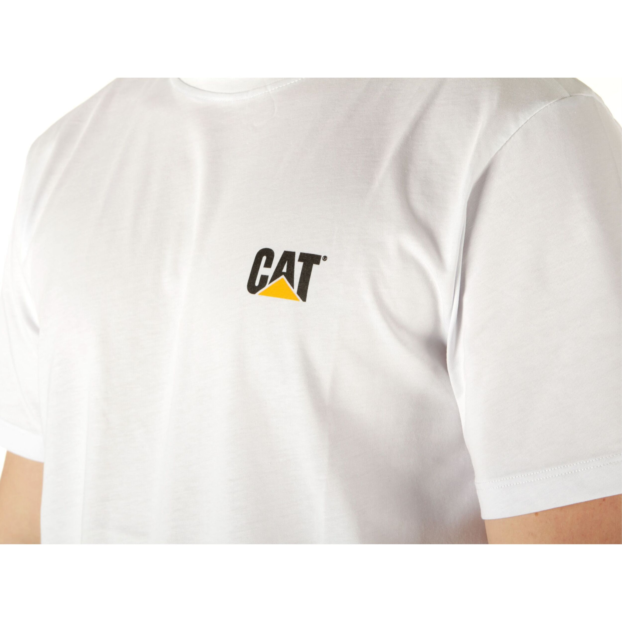 T-Shirt Caterpillar T Shirt White Bianco