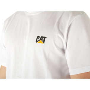 T-Shirt Caterpillar T Shirt White Bianco