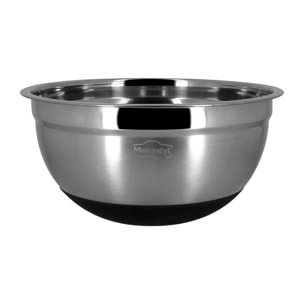 Lot de 3 bols anti-dérapant en acier inoxydable