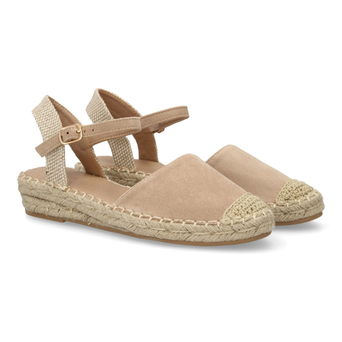 Alpargata mujer yute comoda cierre de hebilla
