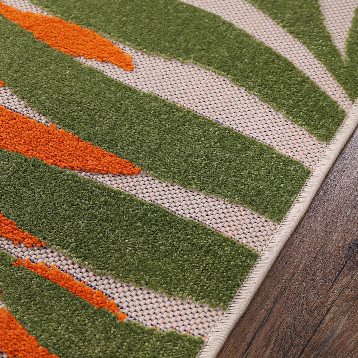 Tapis extérieur tissé kilim rectangle SULU