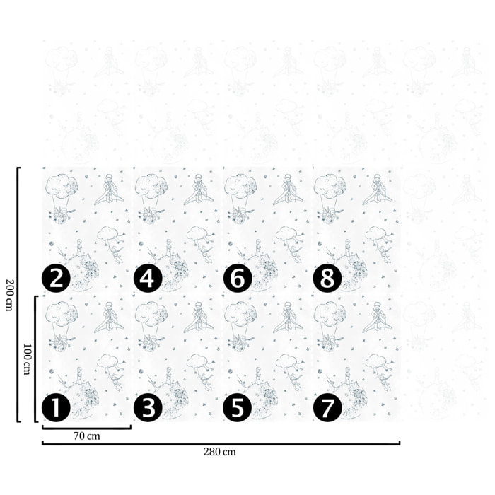 Carta da Parati Ufficiale Il Piccolo Principe Sketch