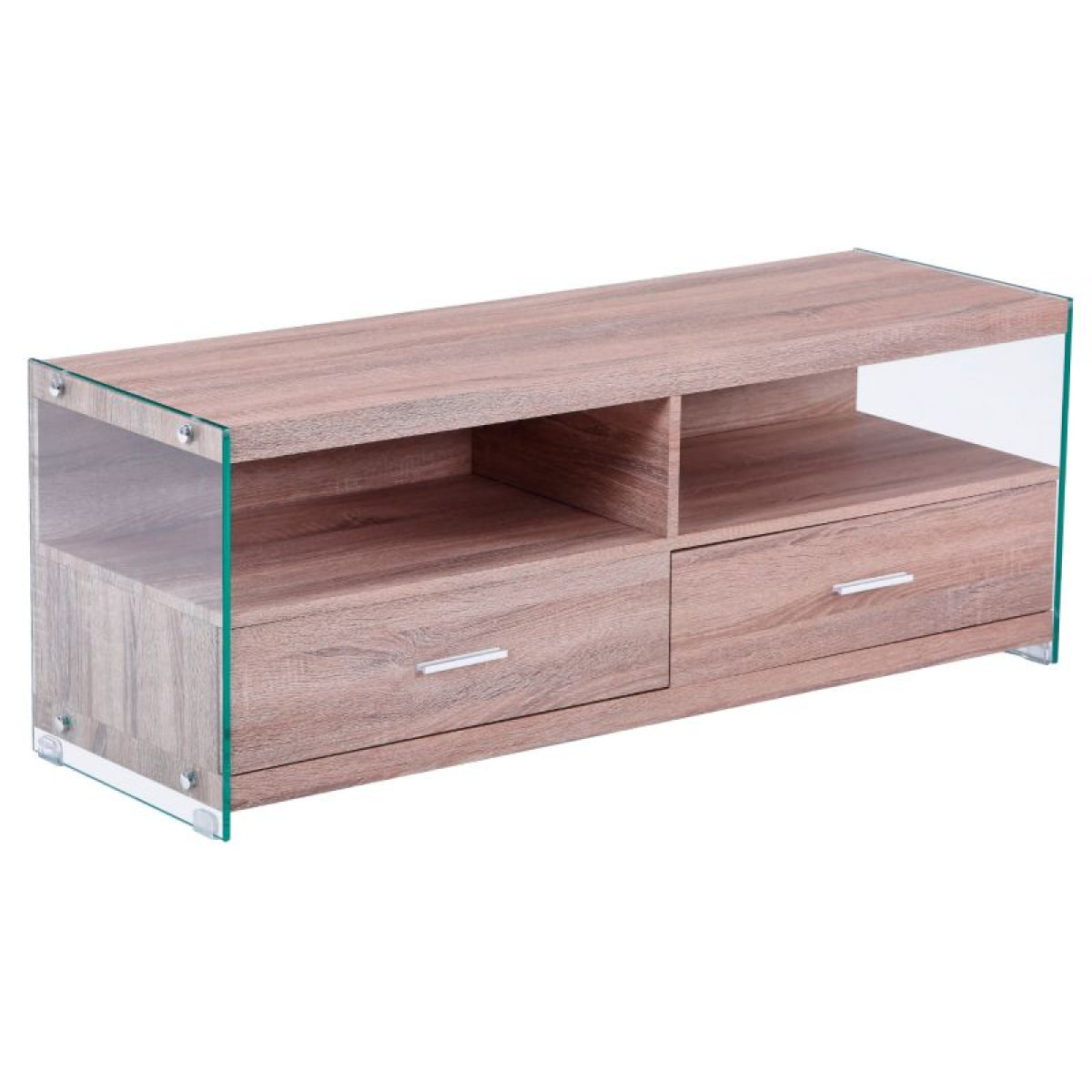 Mueble TV Evan Cristal - Roble