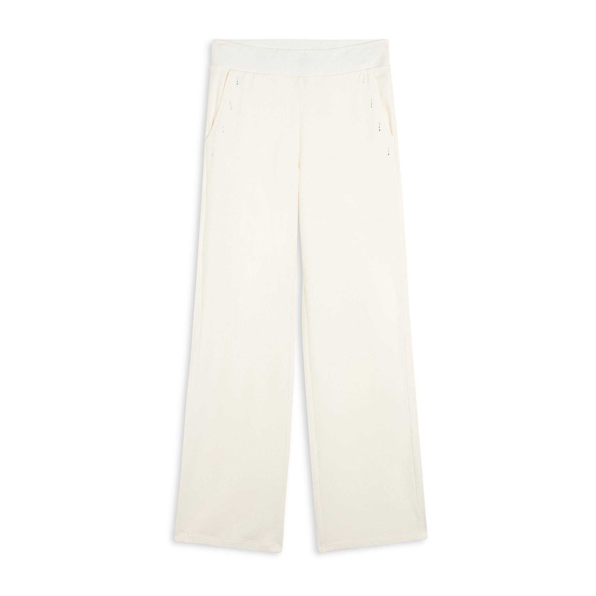 Pantaloni Comfort Fit con gamba dritta e Dettagli in Strass