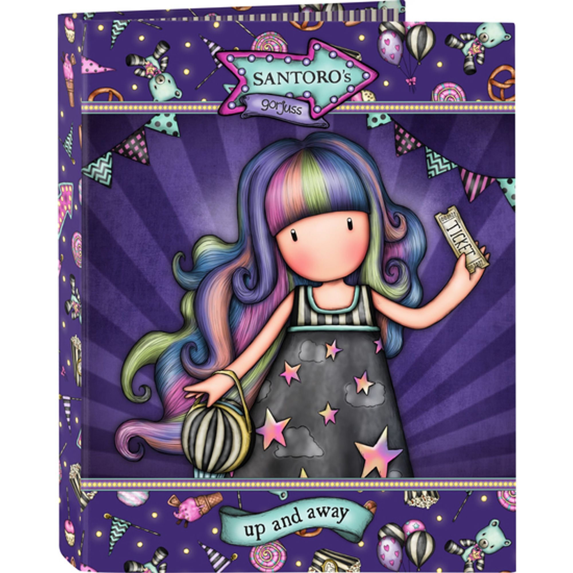 Carpeta folio 4 ani.mixtas gorjuss™ fairground "up and away"