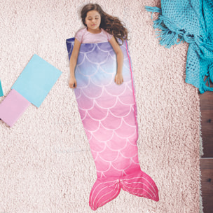 SAC DE COUCHAGE SIRENE ENFANT 140X60