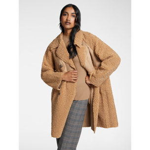 Elena Mirò - Cappotto teddy - Beige