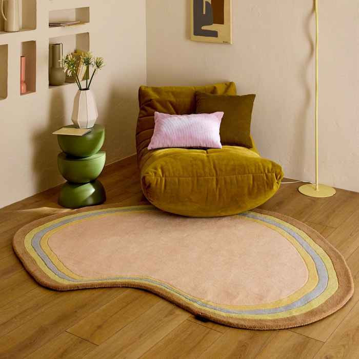 PANTONE - Tapis en laine fait main RAYON TENDRE
