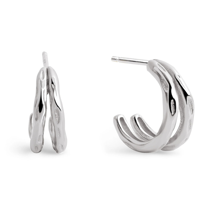 Orecchini Claw  in Argento