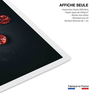 Affiche collection grenade coupée Affiche seule