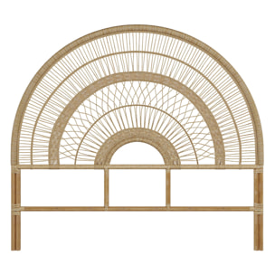 Tête de lit Astéria en rotin 140 cm