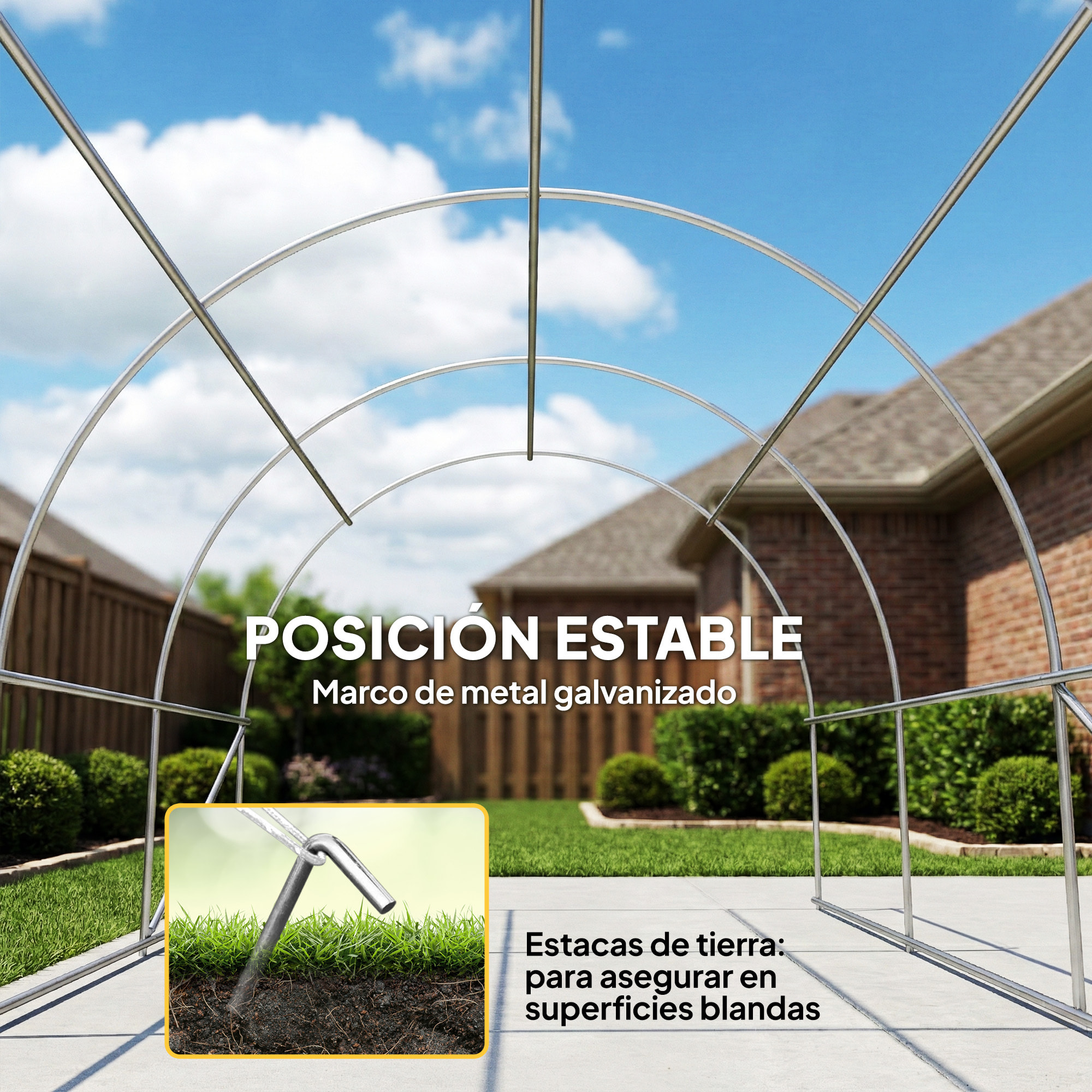 Carpa Garaje Portátil 3x5 m, Garaje Exterior para Coche Impermeable con Puerta Enrollable con Cremallera, Estructura de Acero Galvanizado, UPF30+, Cobertizo de Almacenamiento, Gris