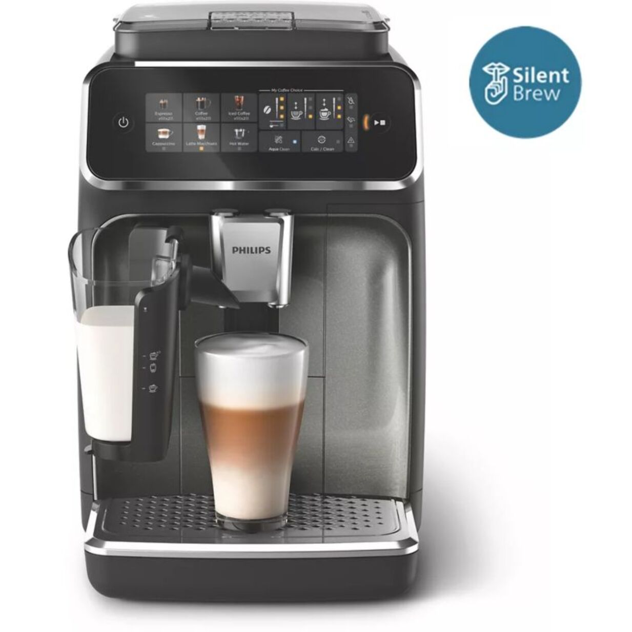 Expresso Broyeur PHILIPS LatteGo Silent Brew EP3349/70