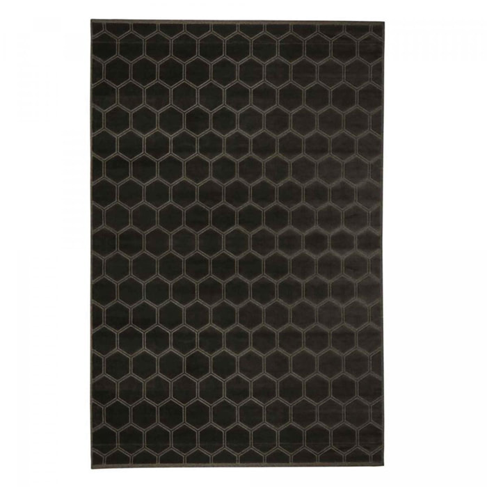 Tapis salon et chambre fait à la main en viscose motif scandinave MAQUI
