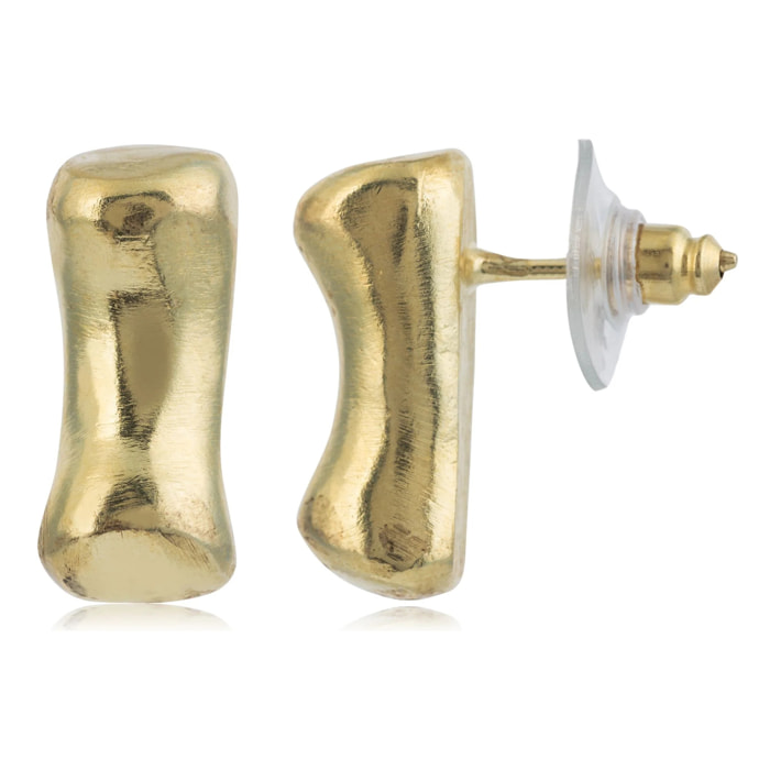 Pendiente dorado dorado "tabas" color oro