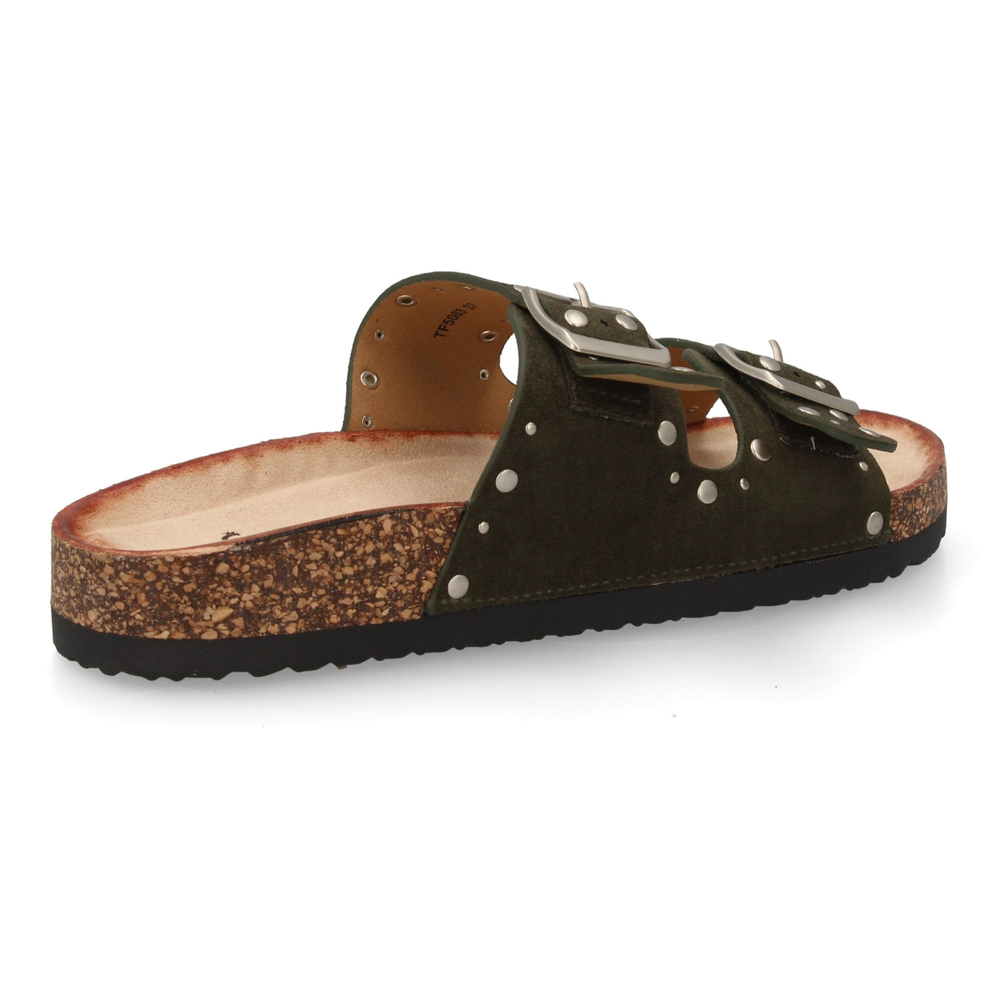 Sandalia bio mujer cómoda con tachuelas