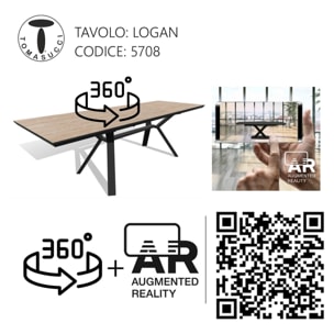 Tomasucci tavolo allungabile LOGAN WOOD