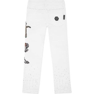 PHILIPP PLEIN Denim Trousers Loose Fit CIRCUS