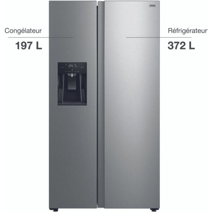 Réfrigérateur Américain MIOGO MRAVDE180-90midii1