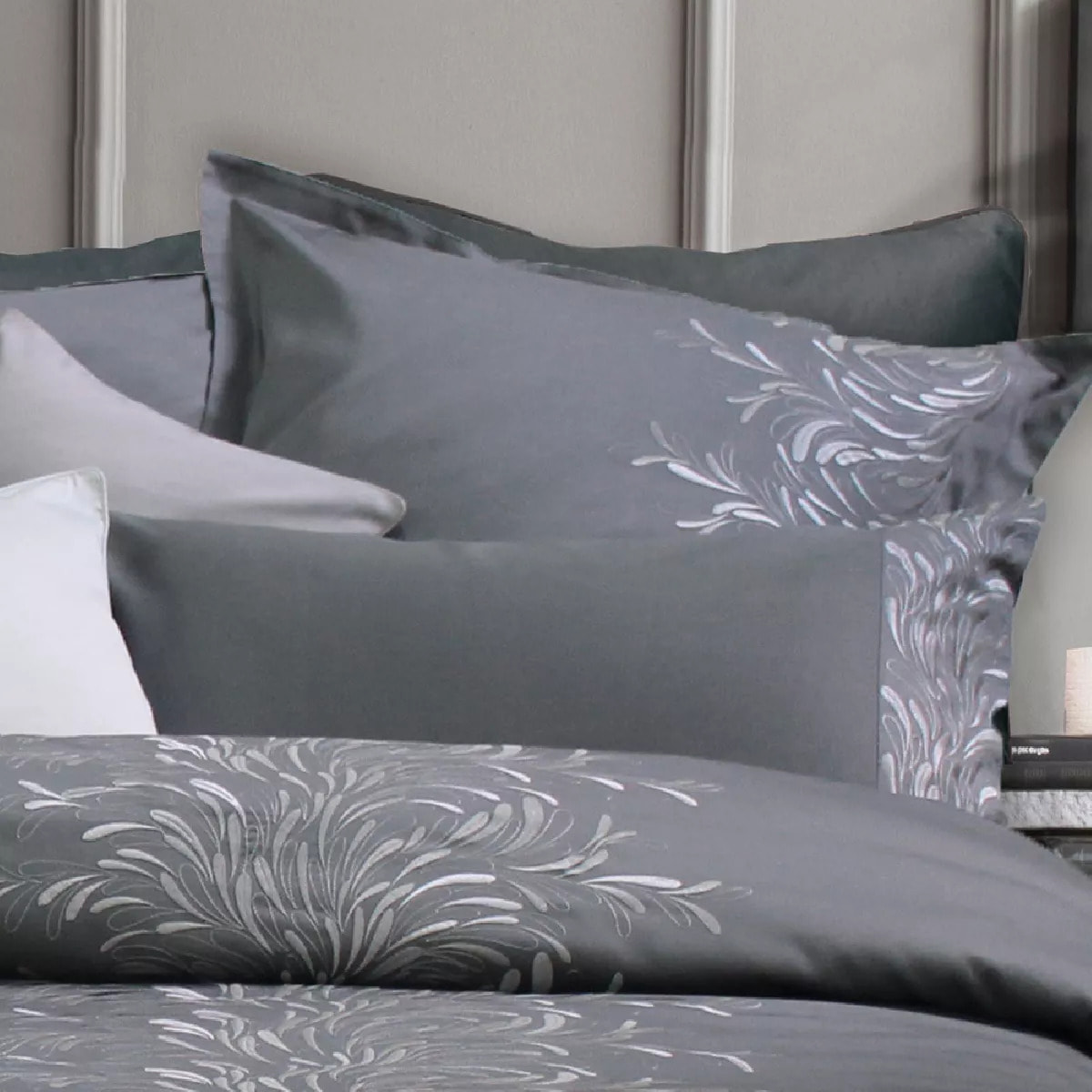Taie d'oreiller Arlequin gris