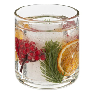 Bougie gel baies 8,8x10cm