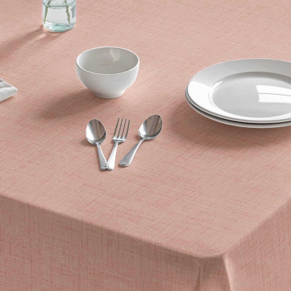 Nappe unie anti-tâches BRIA ROUGIR