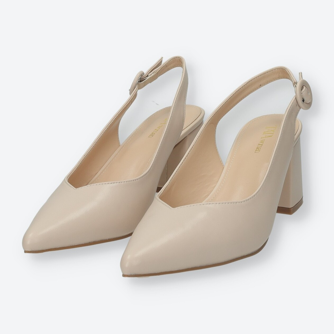 Décolleté sling back Donna Tata Italia Rosa