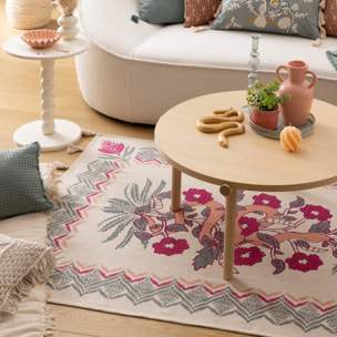 Tapis "Wild" coton tufté vert céladon 120x170cm