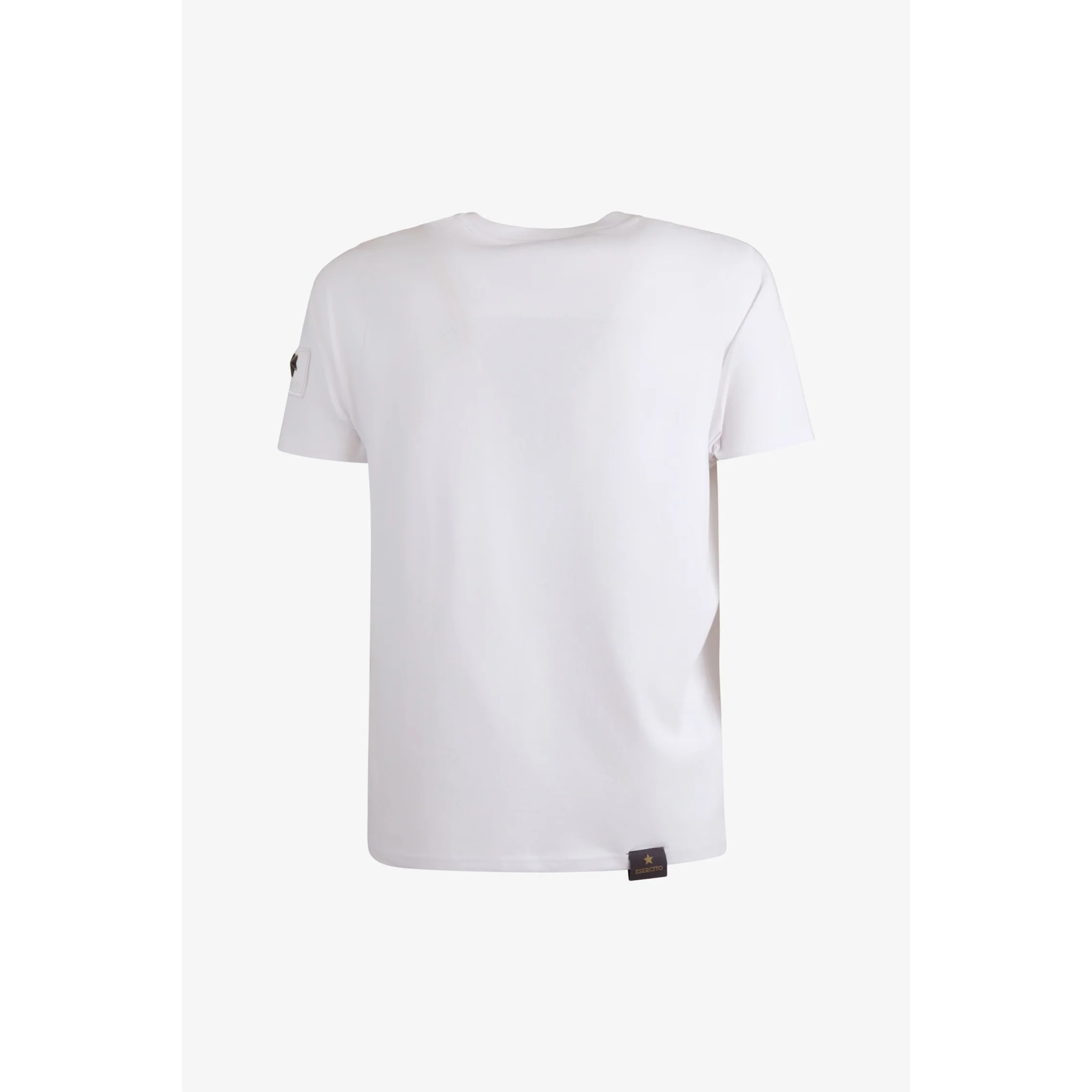 T-shirt Esercito a maniche corte bianca uomo