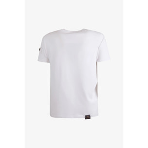 T-shirt Esercito a maniche corte bianca uomo