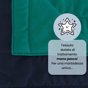 TRAPUNTINO ESTIVO ELEGANT PIAZZA E MEZZA, BICOLORE