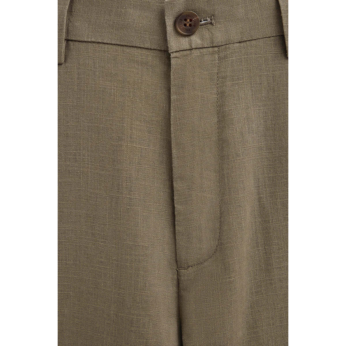 Pantaloni cotolino Belami color kaki dal fit regular e logo Polo Club