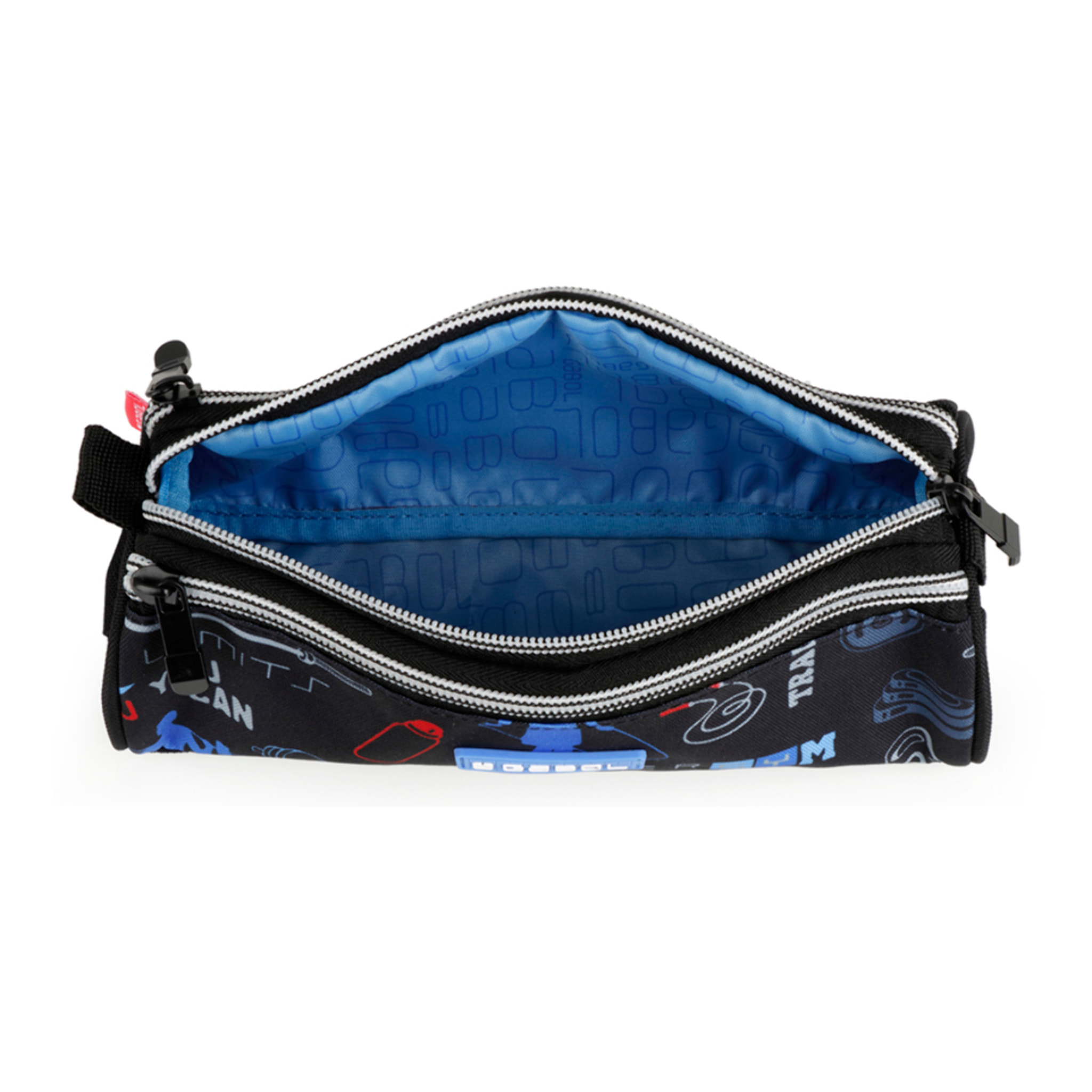 Estuche triple Gabol TRAINING negro y resistente al agua