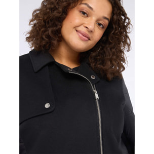 Fiorella Rubino - Cappotto con inserti in piumino - Nero