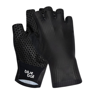 Guantes cortos de ciclismo unisex BLUEBALL Pavé Grip - Blanco
