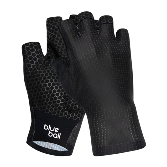 Guantes cortos de ciclismo unisex BLUEBALL Pavé Grip - Blanco