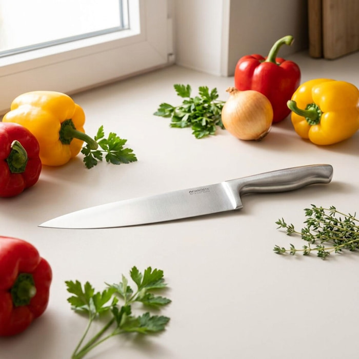 Couteau de chef 33 cm en inox Nirosta Star