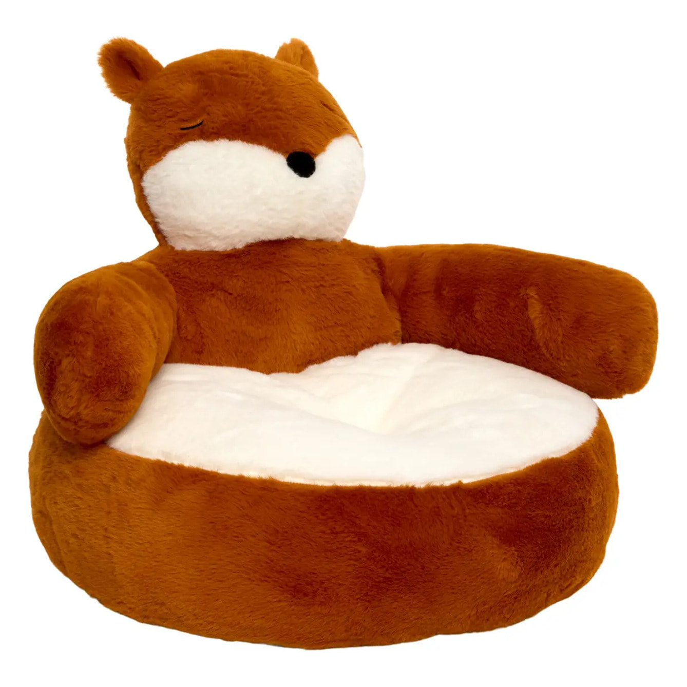 Fauteuil enfant Zafa renard H.45cm orange