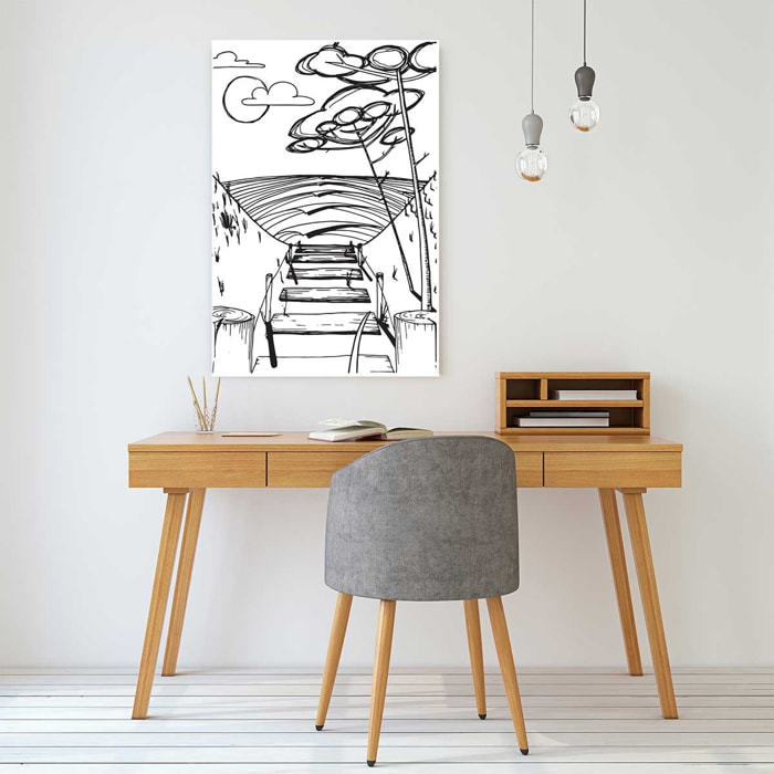 Tableau spot landais Toile imprimée