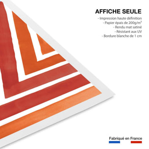 Poster pop angle Affiche seule